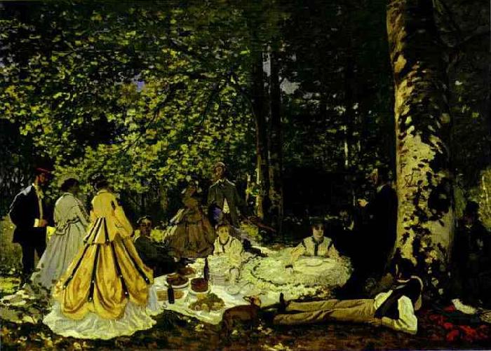 Claude Monet Le dejeuner sur l herbe